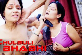 Desi Indian Chulbuli Bihari Bhabhi Surprises to see Devar Huge Cock ( Hindi Audio )