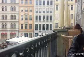 Vanessa squirts so horny from her fuck cunt