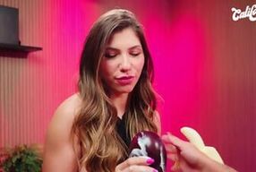 Blonde MILF with huge tits and ass gets kinky with a busty Latina in 4K Ultra HD