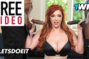 Watch MILF Lauren Phillips take on two black cocks & her hubby in steamy taboo action!