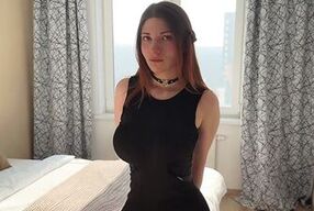 Stepsis begs for my hard cock in her tight pussy, but I have to spread my legs first!