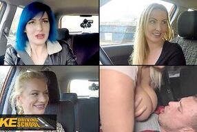 Alexxa Vice, Georgie Lyall, Elizabeth Romanova & Krystal Swift: Drivers who will do anything for their driving test