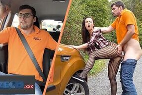 Kristof Cale & Kristy Black get super horny after a wild police chase - CzechXXX