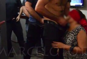 Kinky amateur wife shares her ass & blindfolds in HD gangbang