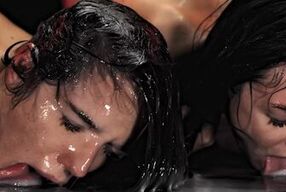 Watch Eve Sweet & Alya Stark get their feet tied up, eaten out, and creampied in extreme Hentai action!