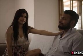 Petite Indian MILF seduced by her friend's hung friend in 4K Ultra HD video