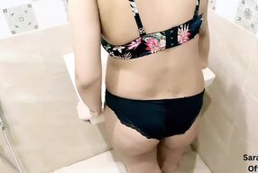 OH-NO My Pakistani Stepbrother Cum In My Pussy So Fast And Fill My Pussy With Cum(Hindi Audio)