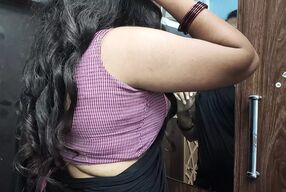 Sex with my hot bhabhi girl friend in half saree