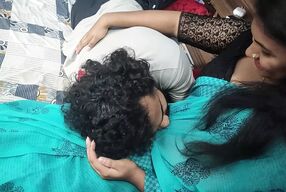 Hot wife hard fuck in bedroom saree removal and hot sex