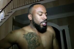 A black cock in a blonde ass