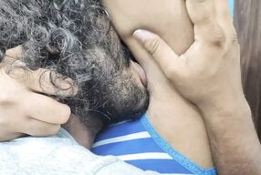 Shimmy and tracks removal and hot kiss with boobs press and boobs suck kiss with hot fuck in pussy