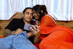 indian Couple gets Horny Watching Porn Together and rough sex in hindi audio