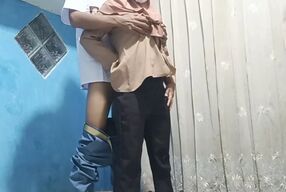 Hijab teacher having sex after college