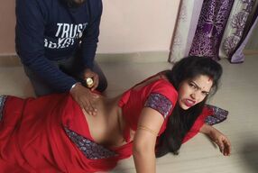 Beautiful Bengali village aunty fucked hard when fall down wheel working in house