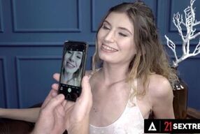 21 SEXTREME - Sexy Teen Gives A Hot BJ And Fuck With Grandpa Neighbor