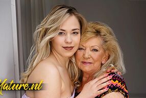 Grandma Ilya Gets Her Unshaved Pussy Licked By Hot Teen Selvaggia