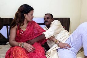 Tight pussy Indian daughter-in-law fucked hard by big cock stepfather