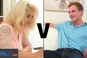 CzechXXX - The Blonde Casting Agent Needs to See this Cocky Guy Perform