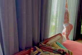 Naughty Housewife Caught with Dildo gets it from Behind