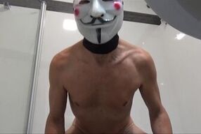 Oil Massage with Cumshot in the Bathroom - Amateur Sex - Spanish Guy Demon SX