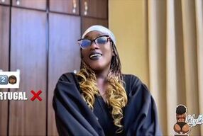 The loser of this game has to show her big tits and get fucked