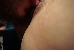 Piss on each other quick fuck than he eats his cum of my piss drenched pussy