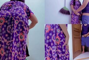 Clothes dryer maid harassed by her naughty employer's sister