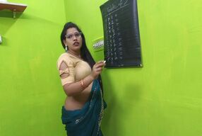 HOT INDIAN TEACHERESS FUCKING BY HER BAD STUDENT IN TUITION ROOM