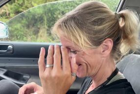 Accidental Blowjob in the Car - How Well He Sucks, I Cum in His Mouth Before Having My Hard Cock