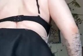 Slutty dancing all my clothes off naked twerking striptease