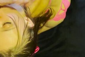 Slutty Young Milf In Lingerie Gets Throat Fucked - Cock Worship- Ball Worship