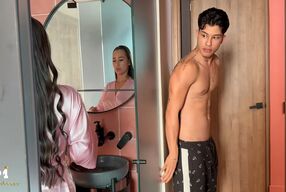 My stepbrother's girlfriend gets a lot of cock when we're left alone - Danner Mendez & Daniela Andrea