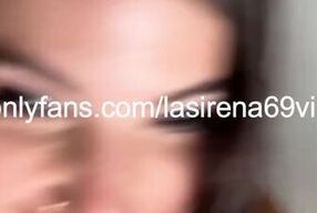 LaSirena69 enjoys her time alone and starts to please her self by masturbating!