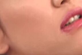 Creampied japanese MILF skiing two cocks