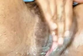 Lick Exotica’s Hairy Pussy Clean