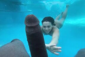 Underwater Sex Amateur Teen Crushed By BBC Big Black Dick