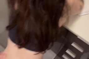 STEPBRO SNUCK IN BATHROOM AND FUCKED ME ????