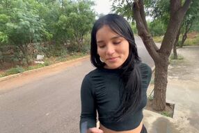 CASUAL SEX WITH STRANGER, I invite young Latina to my apartment to fuck her