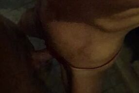 Night time, outdoors sex, he fucked me on the table