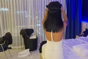 skinny asian college girl fucks me after the club