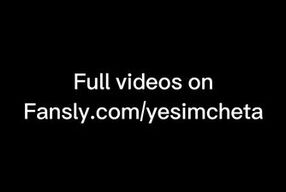 EBONY THOT TAKES DICK ON CAMERA (full video on Fansly)