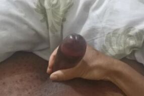 Jerk Off Session Leads to Creamy Cum Load