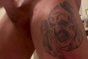 Jacked Onlyfans Guy Strokes Cock and Cums Loud