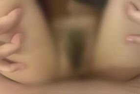 【接写】彼女の正常位接写