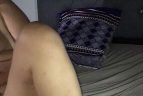 horny girl makes hot video at her stepdad's house.