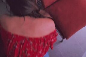 She checks to see if her husband is coming while I fuck her hard