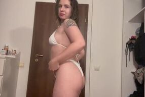 Trying swim suits while farting (full clip on my onlyfans page)