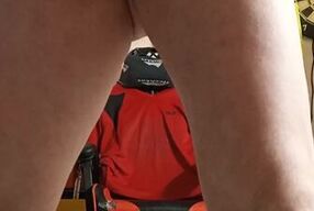 Onanieren einfach mal so.