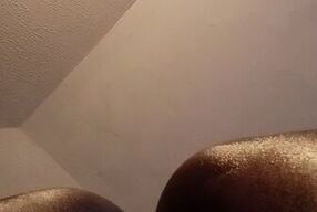 Ebony Thinks About Her Bf Best friend While Playing with Herself