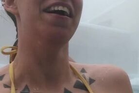 snow and hot water vlog